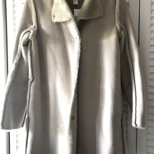 H&M premium quality faux suede coat